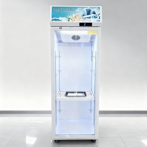 Réfrigérateur/Congélateur à air refroidi sous le comptoir, contrôle mécanique de la température, 3 portes, 4 étagères, porte en verre, usage commercial - Product Image 3