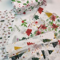 Kertas Pembungkus Kado Natal Motif Bintang Bunga, Anti Air, Sekali Pakai, Dapat Didaur Ulang, Ramah Lingkungan, Anti Kerut, Logo Khusus, Untuk Pakaian & Hadiah