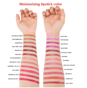 Long Lasting Lipstick Private Label Wholesale High Pigment Velvet Lipstick OEM Custom Logo <strong>Cosmetic</strong> - Product Image 4