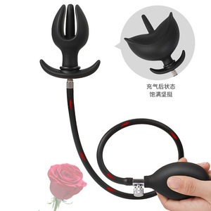 Sexspielzeug Vaginaler Dilatator Aufblasbare Silikon-Analplugs & Po-Pumpen Plug-Expander Keuschheit für Schwule Erwachsene - Product Image 5