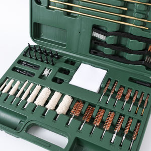 Kit universel de nettoyage d'armes à feu avec brosses en laiton, tiges durables et étui rigide pour l'entretien multifonctionnel des armes - Product Image 3