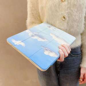 Nouvel arrivage étui pour tablette motif nuage bleu ciel et blanc antichoc couverture arrière de protection complète pour <span class=keywords><strong>iPad</strong></span> Pro 12.9 pour <span class=keywords><strong>ipad</strong></span> pro 13 - Product Image 6