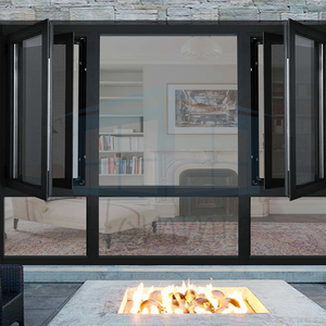 Fenêtre à auvent en aluminium triple vitrage insonorisée, étanche et écoénergétique de l'usine de Foshan - Product Image 3