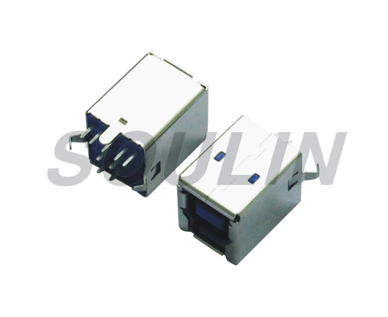 Mini micro femelle à souder A B C type dip 90 degrés prise usb