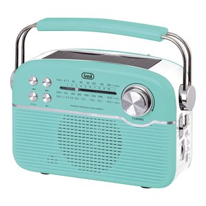 วิทยุพลังงานแสงอาทิตย์ RA 7F50 BT (แบบชาร์จได้) สำหรับ Tiffany Green พร้อมช่องเสียบ USB จอแสดงผลดิจิตอล MP3 ไฟฉาย พาวเวอร์แบงค์ ไฟฉายแบบใช้ไฟฟ้ากระแสสลับ - Product Image 1