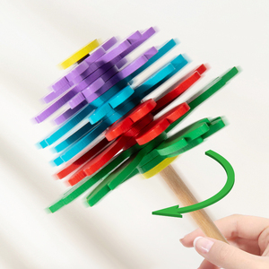 Bâton anti-stress en bois en spirale personnalisable de qualité supérieure, artisanat exceptionnel, compagnon de relaxation universel pour les enfants - Product Image 2