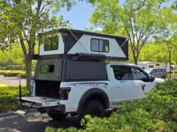 Tente de toit en aluminium KY pour camping-car, caravane et véhicules 4x4, tente de camping légère à coque rigide pour 2 personnes