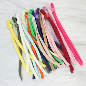 10 对彩色弹力调节带绳家用缝纫面罩配件带扣弹力绳 DIY 制作耳罩挂绳 - Product Image 1