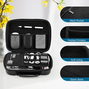 Organizador de Viaje Electrónico OEM para Pequeños Dispositivos Tecnológicos, Incluye Correas para Cables y Estuche para USB - Product Image 3