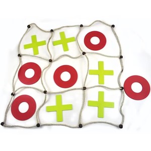 Juego de Tic Tac Toe Gigante con Logotipo Personalizado, Tablero de Cuerda <span class=keywords><strong>para</strong></span> Jardín con Fichas O X <span class=keywords><strong>para</strong></span> Fiestas al Aire Libre, Venta al Por Mayor - Product Image 2