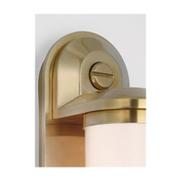 Applique Murale Cylindrique en Verre Style Nordique Simple, Design Moderne en Laiton, Longue Lampe d'Éclairage pour Salon, Chambre et Décoration Intérieure