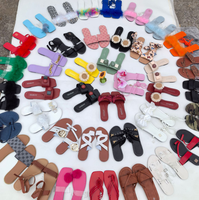 Chaussons pour femmes, été, nouveau style, semelle plate, mode, coupe droite, chaussons frais, antidérapants, décontractés, pour la plage