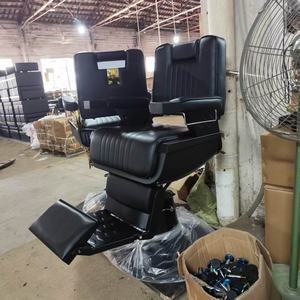 YU Barber Men's Synthetic Leather Oil Head Barber Shop Lifting Hydraulic Shaving Chair Hair Shampoo/Cutting <b>Salon</b> <b>Furniture</b> - Product Image 5