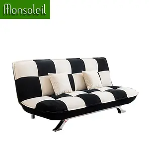 现代中国花式折叠沙发墙角两座沙发来床出售