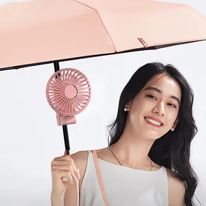 Tốt Nhất Người Bán 1200MAh Mặc Ô Có Thể Gập Lại Mini <span class=keywords><strong>Fan</strong></span> Có Thể Sạc Lại Pin <span class=keywords><strong>Powered</strong></span> Mùa Hè Làm Mát USB Mini Xách Tay <span class=keywords><strong>Fan</strong></span> - Product Image 5