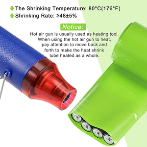 Custom 120mm PVC <b>Heat</b> Shrink <b>Tube</b> Wrap 1 Inch Diameter Battery Shrinkage Sleeve 18650 Shrinkable Insulation <b>Tubes</b> - Product Image 6