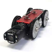 AI Defect Analysis Sewer Pipe Inspection Robot with 45 Degree Climbing Obstacle Ability for 200mm-5000mm Pipeline Inspection