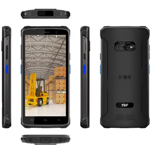 YGF F20C sağlam telefon 5.45 "LCD HD ekran Octa çekirdek 4 + 64GB 13MPAndroid 9 IP65 5.45'' HD + 4GB 64GB