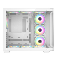 Boîtiers d'ordinateur de bureau ATX AntarcChill OEM ODM pour jeux, tours de PC avec panneau frontal en verre trempé