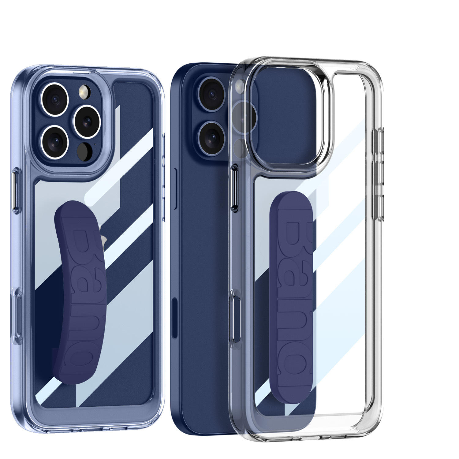 [Bracelet latéral en silicone] Transparent-Nuit froide