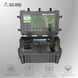 Station de contrôle au sol pour drones de type boîte en fibre de carbone pour l'extérieur avec protection IP67 et contrôle multi-drone de même fréquence - Product Image 3