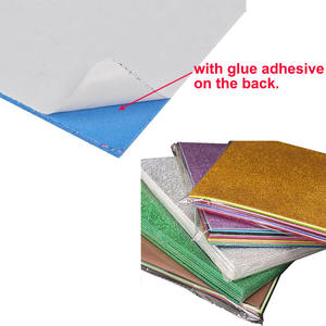 Lot de 10 feuilles de mousse autocollante pailletée A4, épaisseur 2 mm, pour loisirs créatifs, scrapbooking, artisanat, facile à coller et à décoller - Product Image 5