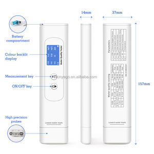 เครื่องทดสอบคุณภาพน้ำดิจิตอลหน้าจอสี TFT แบบ6 in 1 <span class=keywords><strong>cod</strong></span>/toc/UV275 /temp/ec/tds LS310สำหรับน้ำดื่ม - Product Image 5