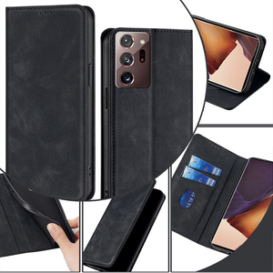 คุณภาพสูงหนังสําหรับSamsungหมายเหตุ 20 Ultraหมายเหตุ 10 <span class=keywords><strong>9</strong></span> 8 ช่องเสียบการ์ดกระเป๋าสตางค์แม่เหล็กFlipสําหรับหมายเหตุ 20 - Product Image 2