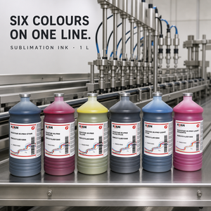 Encre de sublimation 1000ml compatible avec les têtes d'impression Epson DX5 DX6 DX7 5113 4720 I3200, encre de transfert thermique pour impression textile et bannières - Product Image 1
