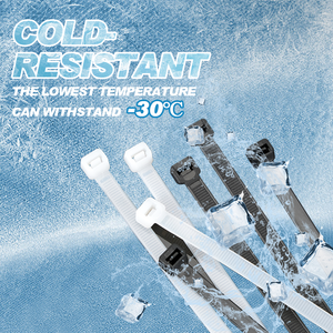 روابط كابلات نايلون 66 ذاتية القفل UL94V-2 معتمدة من ROHS+CE+REACH مقاومة للحرارة من مصنع محترف - Product Image 5