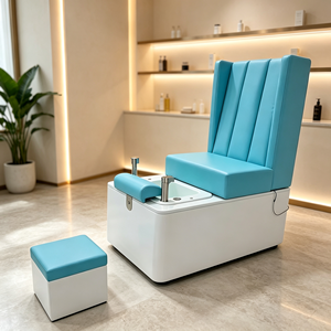 Fauteuil de spa pour les pieds, fauteuil de manucure et pédicure, fauteuil de massage des pieds pour salon de beauté avec bassin pour les pieds, tabouret mobile pour salon de manucure et spa - Product Image 6