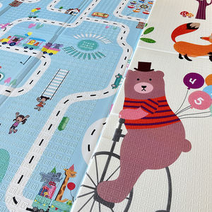 <span class=keywords><strong>Tapis</strong></span> de jeu pour bébé, double face, doux, pliable, XPE, jouet éducatif, motif d'animaux de dessin animé, alphabet, <span class=keywords><strong>XXL</strong></span>, 180x200cm, pour nourrissons - Product Image 3
