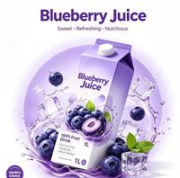 Op maat gemaakte smaken natuurlijke bosbessen fruitsap drank voor groothandel in drankenfabrieken