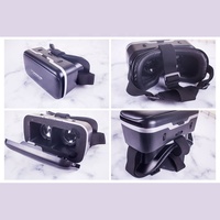 Casque de réalité virtuelle Google Cardboard avec grandes lentilles, lunettes 3D, casque mobile pour iPhone 4,7-6 pouces
