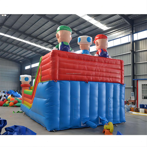 Combo de tobogán inflable comercial con tema de Super <span class=keywords><strong>Mario</strong></span> <span class=keywords><strong>Bros</strong></span> a la venta o alquiler de fiestas a la venta - Product Image 2