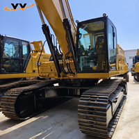 Б/у гидравлический экскаватор Caterpillar 336, 36 тонн, модель 2023 года, мощность 225 кВт, объем ковша 2,2 м³, в хорошем состоянии, продается.