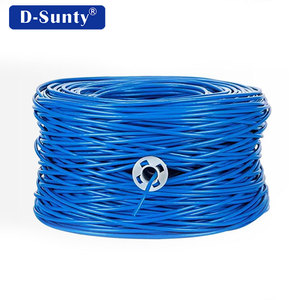 High-Speed Blue 24awg UTP Cat6 <b>Ethernet</b> LAN <b>Cable</b> RJ45 Connectors PVC High Flexibility 305m Length Communication <b>Cables</b> - Product Image 6