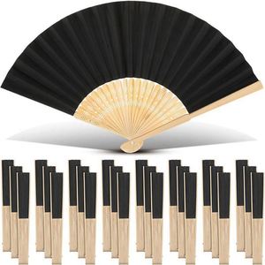 พัดไม้ไผ่พกพาสีน้ำตาล งานฝีมือแกะสลักเพ้นท์ลาย สำหรับธุรกิจ บ้าน หรืองานปาร์ตี้ ของขวัญส่งเสริมการขายในเทศกาลต่างๆ - Product Image 5