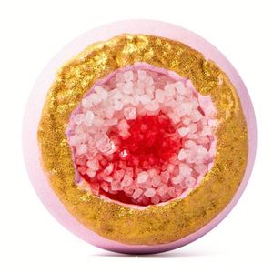 Bomba de baño de geoda de cristal de sal marina orgánica con embalaje de caja personalizada Bombe De Bain - Product Image 6
