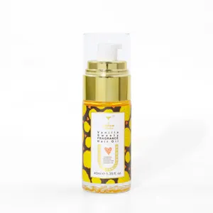 Minyak wangi rambut Label pribadi, minyak wangi organik untuk minyak rambut Argan Madu Anti keriting 100 ml & 40 ml