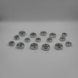 Écrous hexagonaux M3 M8 M10 M12 M14 M16 en acier au carbone zingué, fixations métriques GBT 6182-1986, filetage à droite - Product Image 3