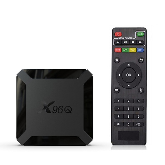 Q96 Mini Internet Smart TV Box DDR3 1GB EMMC 8GB IEEE 802.11 B/g/n Android 7.1.2 OTT TV Remote Control Support 3D Games Playing