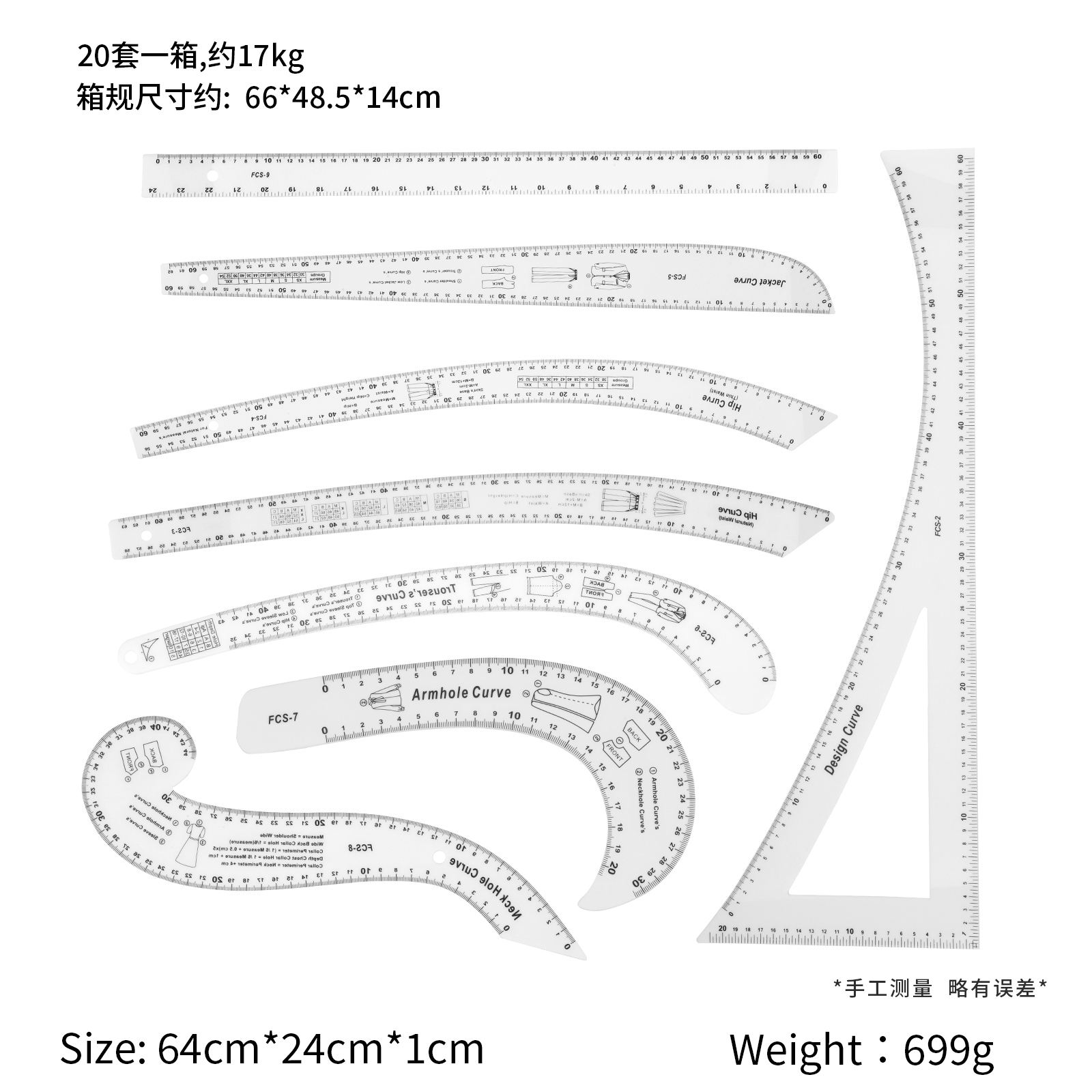 Blanco 2.5mmm 8 unids/set
