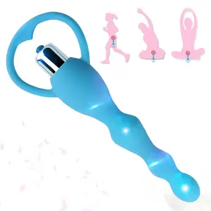 Di vibrazione Anale Perline Butt Plug-In Silicone Flessibile 10 Modi di Vibrazione Anale Giocattolo Del Sesso Della Pallottola Del Vibratore per Gli Uomini, donne e Coppie