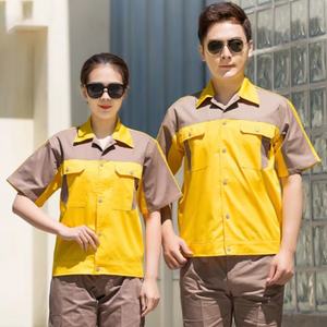 Ensemble de vêtements de sécurité respirants en coton pur avec manches courtes et longues, uniformes pour la sécurité - Product Image 5