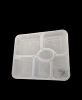 Ventes d'usine Boîtes alimentaires jetables en PP Récipients alimentaires en plastique à emporter avec couvercles