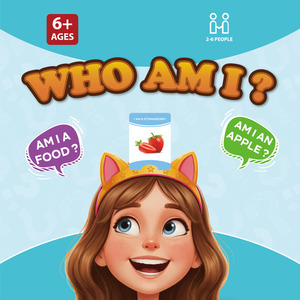 Juego <span class=keywords><strong>de</strong></span> Mesa Global Bridge WHO AM I, Juego Educativo Familiar, Juego <span class=keywords><strong>de</strong></span> Adivinanzas <span class=keywords><strong>para</strong></span> Niños <span class=keywords><strong>de</strong></span> <span class=keywords><strong>6</strong></span>+ Años con 75 Cartas y <span class=keywords><strong>6</strong></span> Diademas - Product Image 1