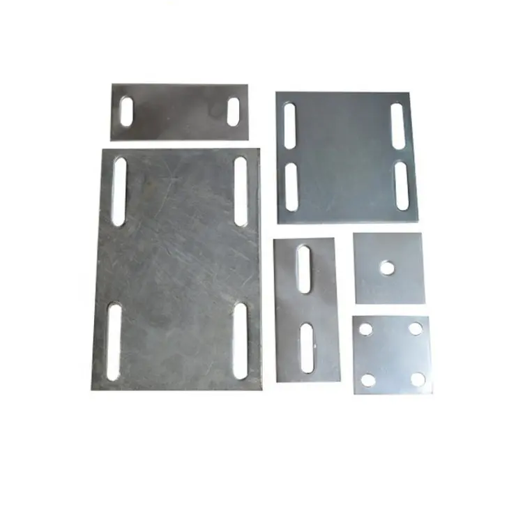 Oem Small Flat Aluminum Extrusion Connector Bracket foundation base plate curtain wall fittings steel wall accessories