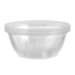 สูงใส300มิลลิลิตร PS พลาสติกทิ้งคริสตัลชามสลัด - Product Image 5