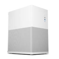 Gabinete de PC de Escritorio con Flujo de Aire Potente, Torre Compacta MATX, con Puertos Tipo C para Oficina, Color Negro